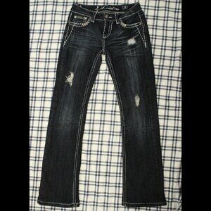 L.A. Idol USA Bootcut Jeans with saddle stitching